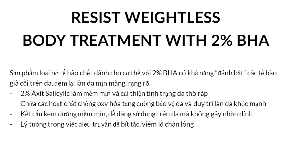 kem dưỡng thể ngừa viêm lỗ chân lông paula s choice resist weightless body 1