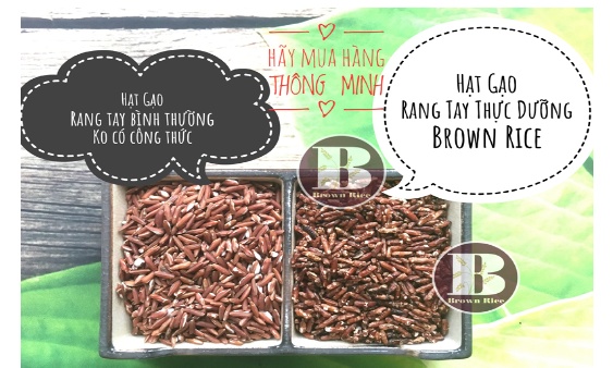 [hcm]trà gạo lức giảm cân brown rice 800gr rang tay thực dưỡng 7