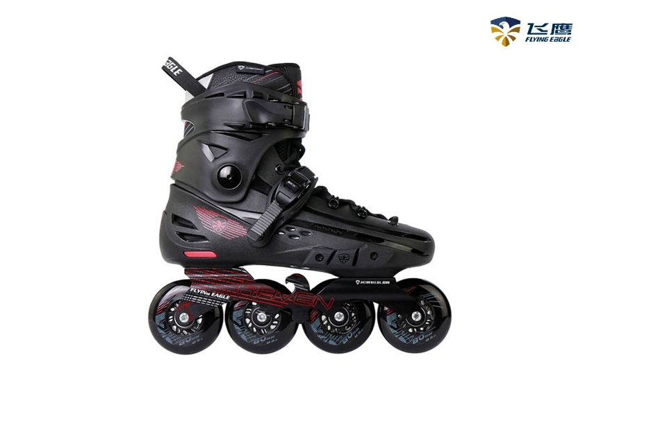 Giày trượt patin - Siêu phẩm giày patin Flying Eagle cao cấp F4 màu đen