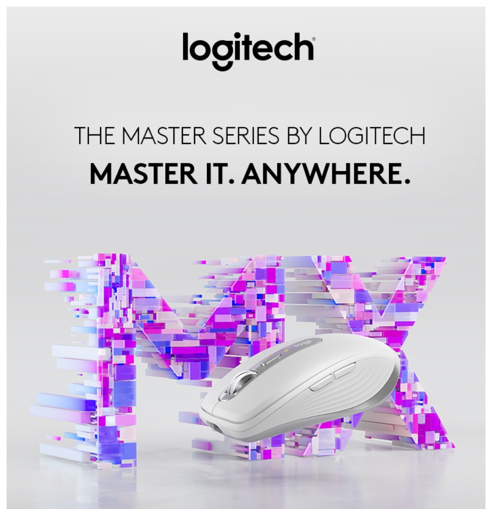 Chuột không dây Logitech MX Anywhere 3 - Bluetooth nhỏ gọn kết nối 3 thiết