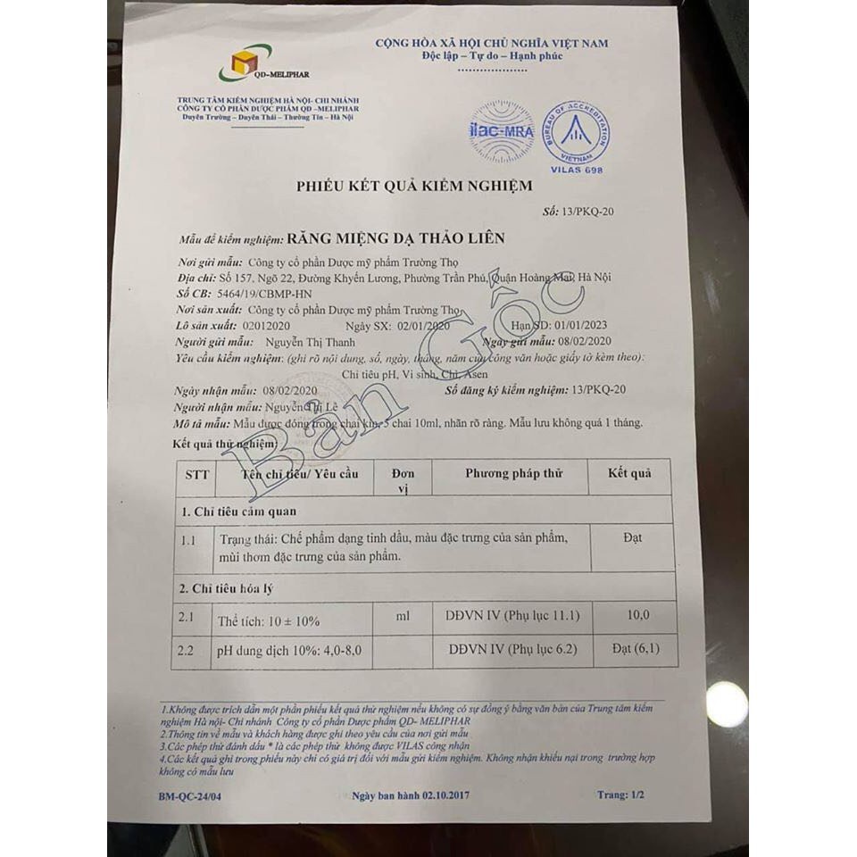 Tinh Dầu Răng Miệng Dạ Thảo Liên 20ml,Hết Sâu Răng ,Hết  Nhiệt Miệng ,Hết Chảy Máy Chân Răng