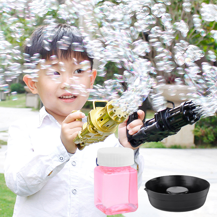 Sung bắn phun thổi Bong Bóng Xà Phòng ngầu 8 nòng đồ chơi ngoài trời cho bé an toàn không lo bẩn tay mới nhất (giao màu ngẫu nhiên) Dũng Dũng 1 2