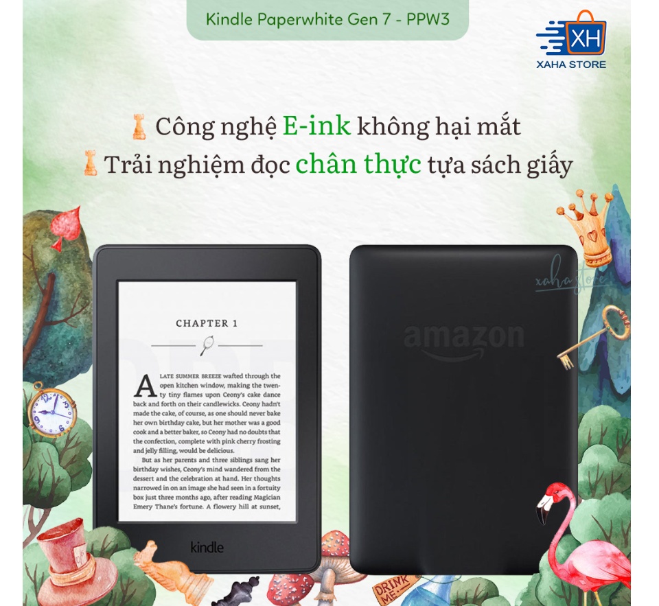 Máy đọc sách Kindle Paperwhite 3 - 7th Generation - Brand New (Kindle Paperwhite 3 e-reader 7th generation and a shockproof bag) 2