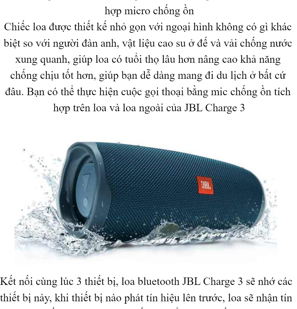 Loa bluetooth không dây JBL mini 3 Âm Thanh Cực Chuẩn Hay. Hỗ trợ kết
