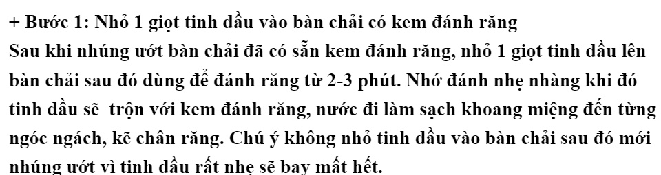 Tinh Dầu Răng Miệng Dạ Thảo Liên 20ml,Hết Sâu Răng ,Hết  Nhiệt Miệng ,Hết Chảy Máy Chân Răng