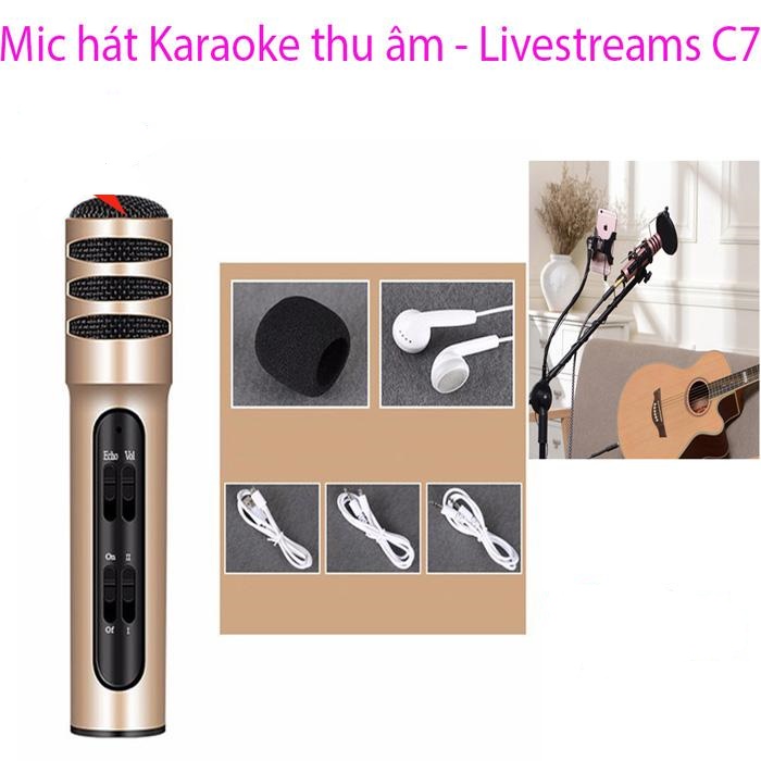 Micro Thu Âm Mich Hat Karaoke Micro Thu Âm Hát Karaoke Online Livestream C7 Mic Micro Thu Âm Mich Hat Karaoke Micro Thu Âm Hát Karaoke Online Livestream C7 Mic