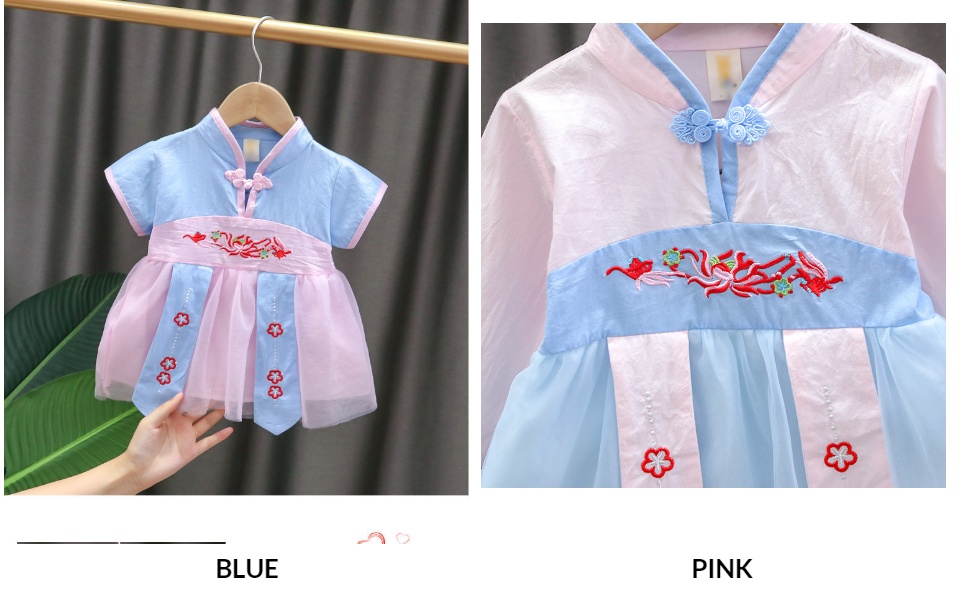 [hcm]váy đầm công chúa hàn quốc dễ thương cho bé gái váy hanbok hàn quốc cho bé từ 5-12kg v47 5