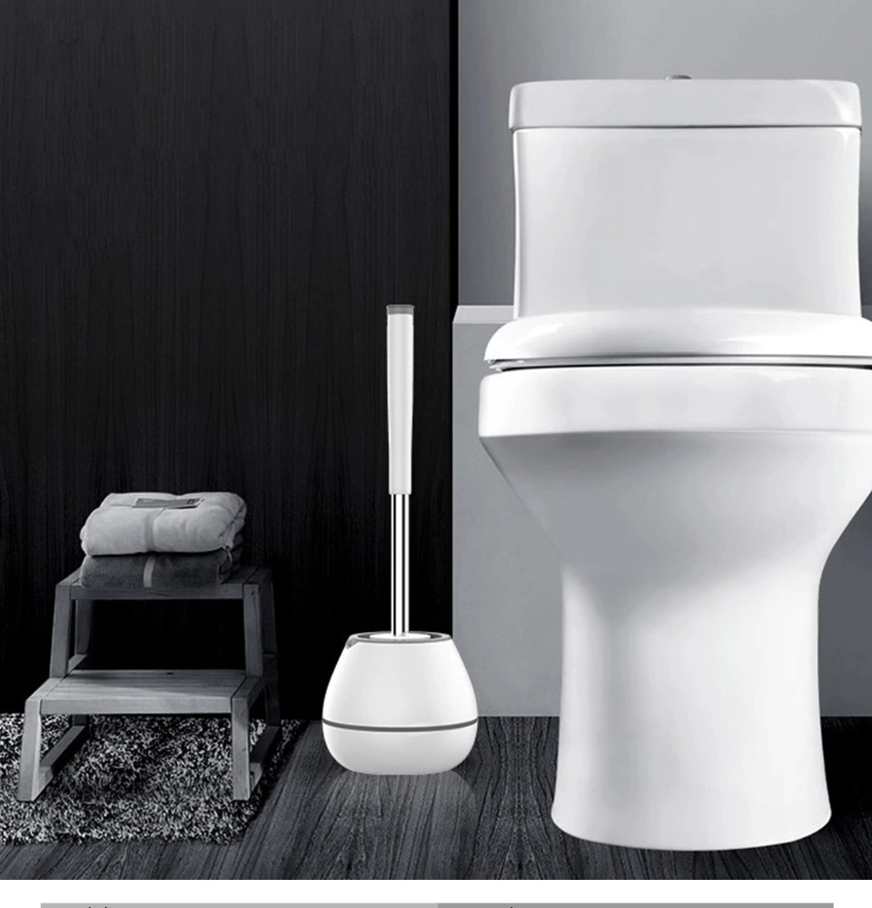 Cọ bồn cầu toilet Cọ vệ sinh cao cấp - Parroti Silicon SL01 – Có