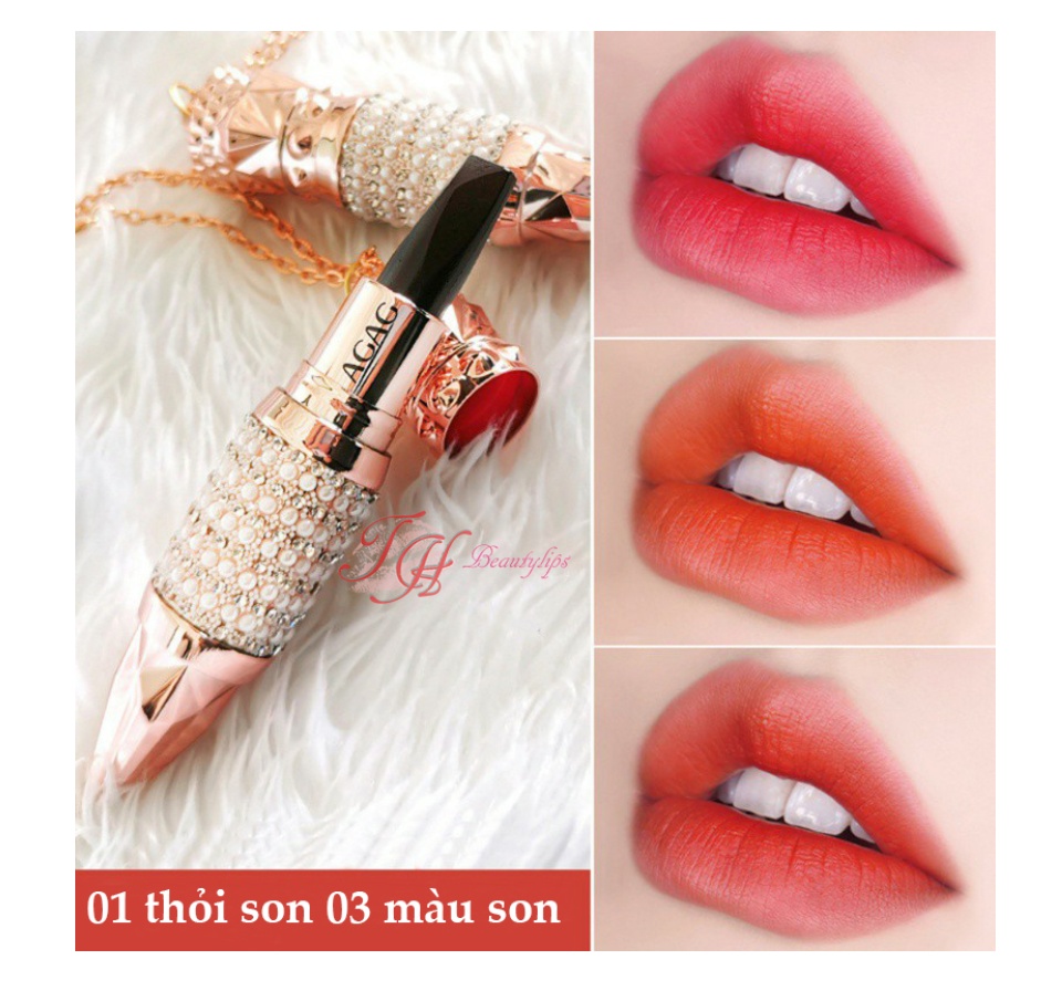 SON MÔI NỮ HOÀNG 3IN1 - 1 SON 3 MÀU