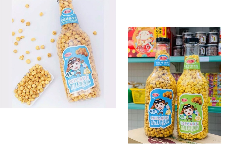 Chai Bắp rang bơ, Bỏng Ngô siêu to khổng lồ 918g