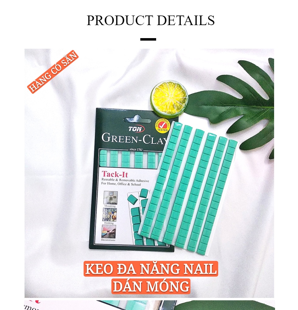 Keo đa năng nail dán móng 102 miếng - keo dán chuyên dụng cho dân làm móng