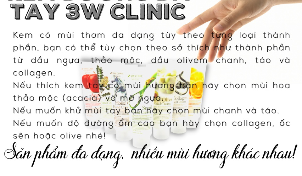 kem dưỡng tay ốc sên 3w clinic moisturizing hand cream 100ml 6