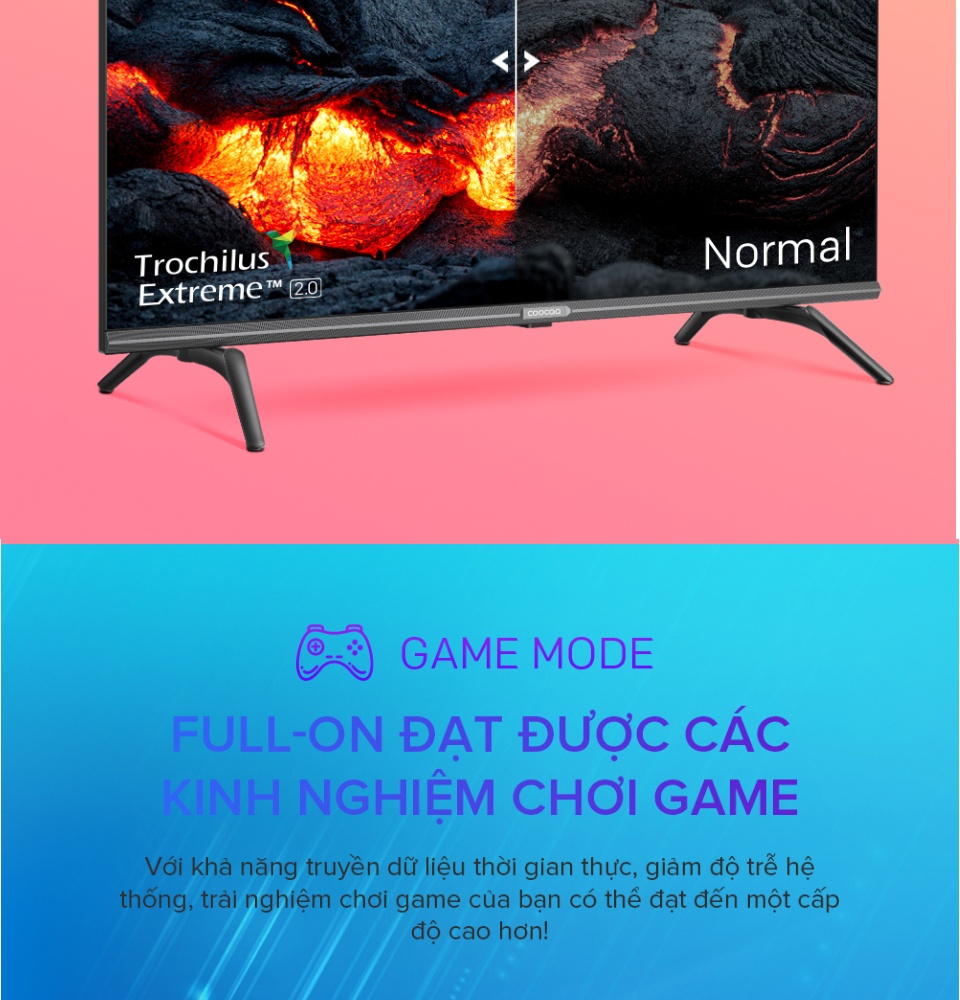 SMART TV FHD Coocaa 43 inch-Android 11 TV-Wifi-viền mỏng-Model 43S7G 2 years warranty Tặng 24 tháng Clip TV