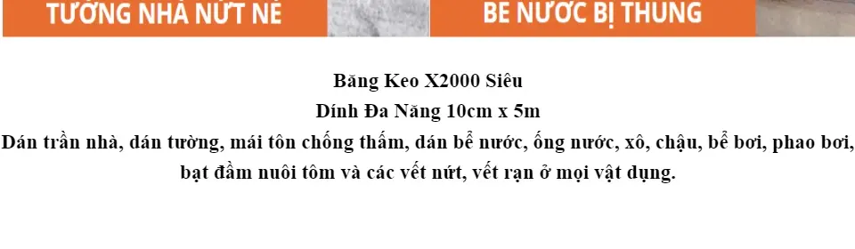 top Băng Keo X2000 5cm x 5m Siêu Dính Đa Năng Băng keo chống thấm Nhật Bản x2000 Keo dán chống thấm nước x2000 Băng Keo chống thấm - chống dột - siêu dính 5cm x 5mkeox2000 keo siêu gắn kết