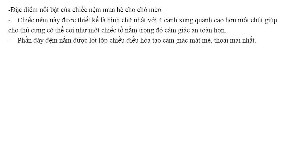 Đệm Nằm Mùa Hè - Thảm Chiếu Điều Hòa Cho Chó Mèo Chống Nóng Thoáng