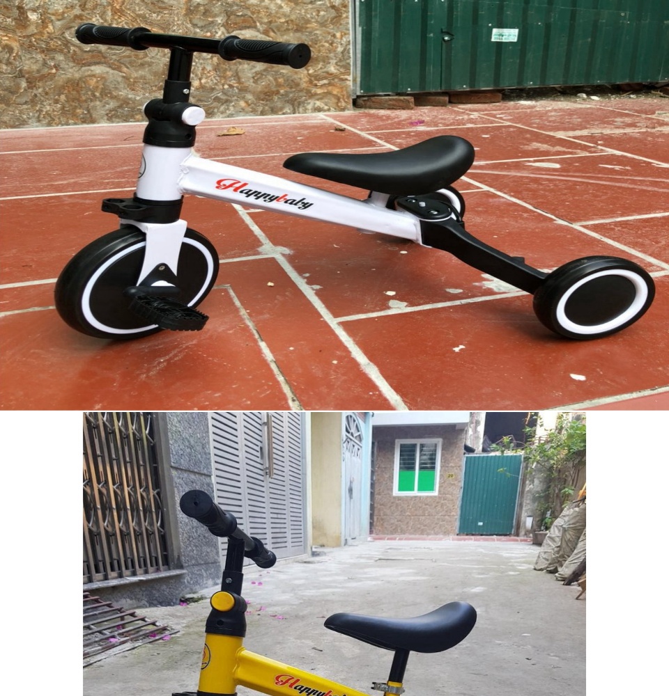 Xe Cân Bằng Happy Baby Sport Good Girl Kiêm Xe Đạp 3 Bánh Và Xe
