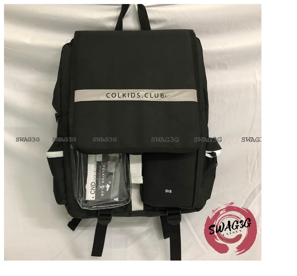 Balo Phản Quang COLKIDS SS3 đi học dành cho nam nữ Màu Đen giá rẽ