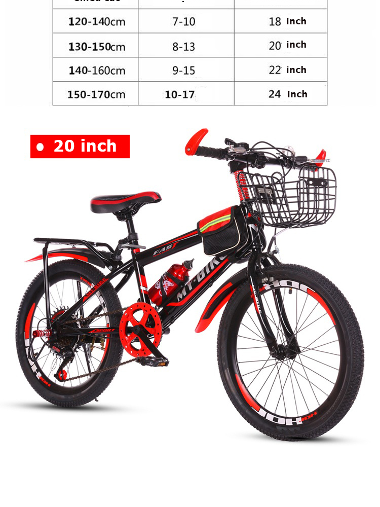 Xe đạp trẻ em xe đạp thể thao Size 20 inch cho bé từ 6-13