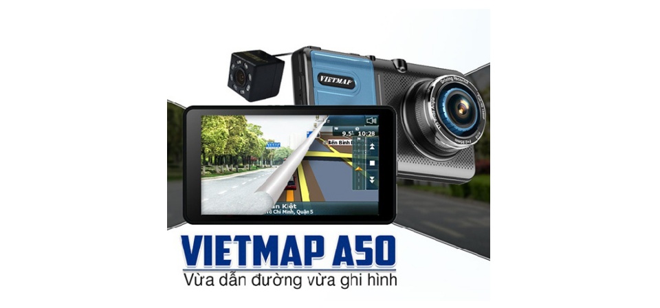 Camera hành trình VIETMAP A50 bảo hành 12 tháng
