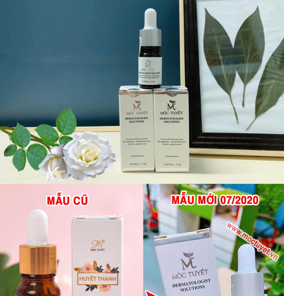 Chính Hãng Huyết thanh Mộc Tuyết,xoá mụn,thâm,trắng da tái tạo làn da 1