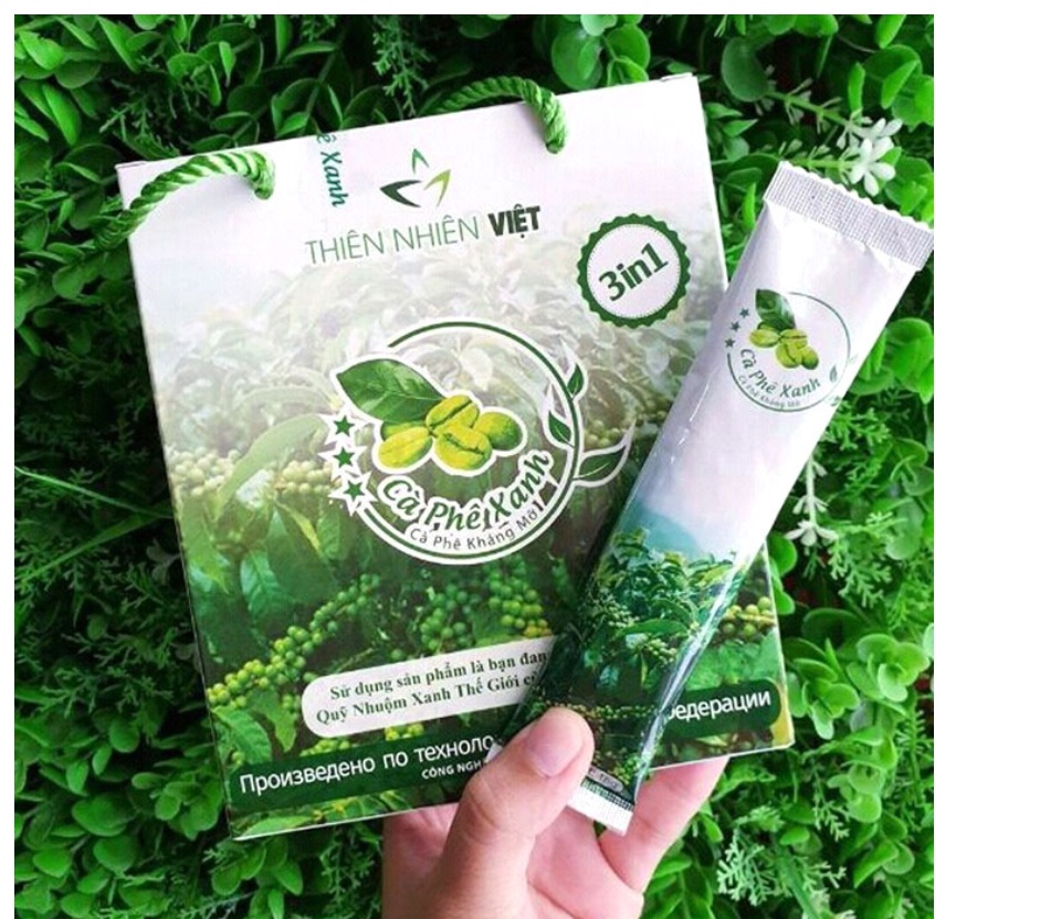 CAFE XANH HỘP 10 GÓI x 16GR - Bách hóa online - Đồ uống - Cà phê - Cà phê 3 trong 1 - Sức khỏe - Sắc đẹp - Tăng, giảm căn - Thực phẩm chức năng - Đồ ăn - Cà phê thiên nhiên - Đồ uống giảm căn - Spa - Thẩm mỹ - Thực phẩm - Chăm sóc da