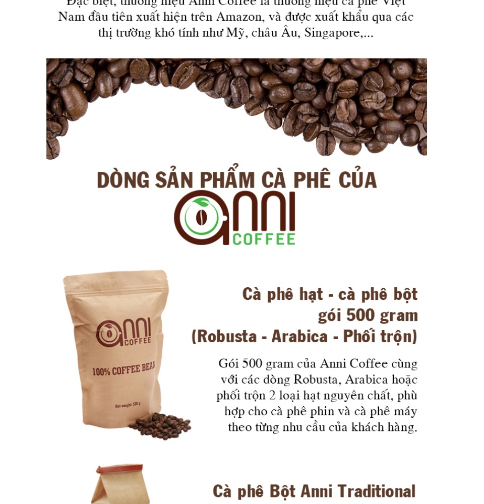 [hcm]cà phê blue mountain arabica anni coffee cao cấp gói 56 gram - cà phê pha máy - đạt chuẩn xuất khẩu mỹ - cà phê nguyên chất 6