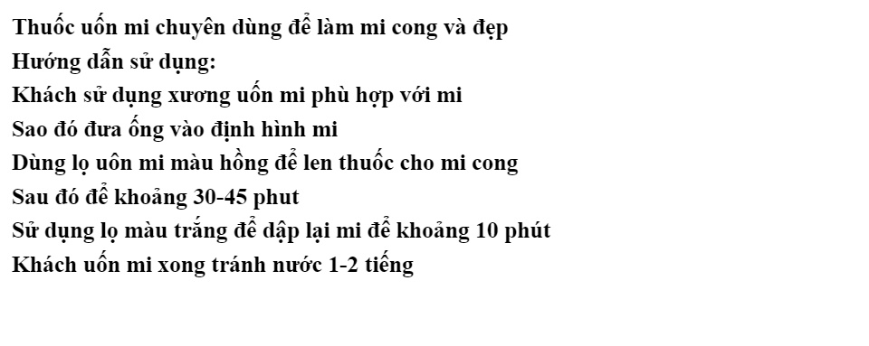 Thuốc uốn mi Lomansa hồng trắng