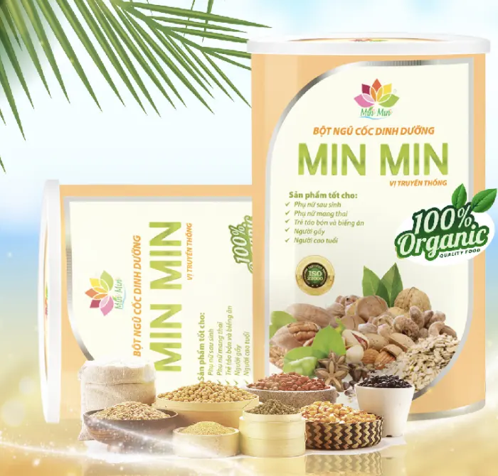 NGŨ CỐC DINH DƯỠNG, LỢI SỮA MIN MIN (CÓ chứng nhận ATTP)