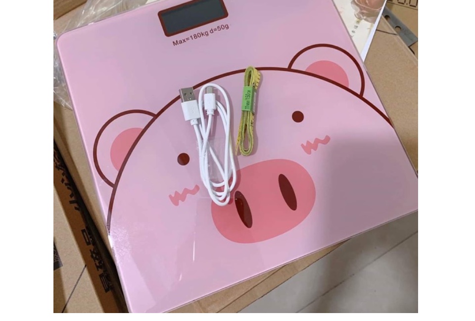 tops [GIẢM 7 TỐI ĐA 500K][HÀNG TỐT] Cân điện tử gia đình - Cân điện tử sử dụng pin - Bền tốt độ chính xác cao