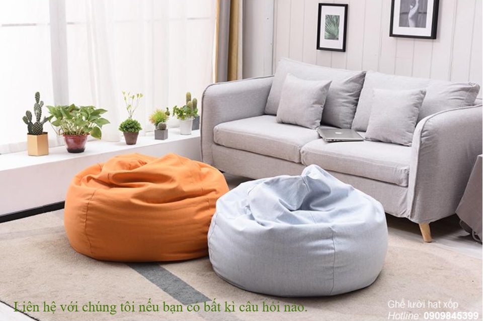 Ghế Lười Hạt Xốp 3ii Home Hàng Xuất Khẩu Chất Lượng Cao Size M 80x100cm Màu Hồng