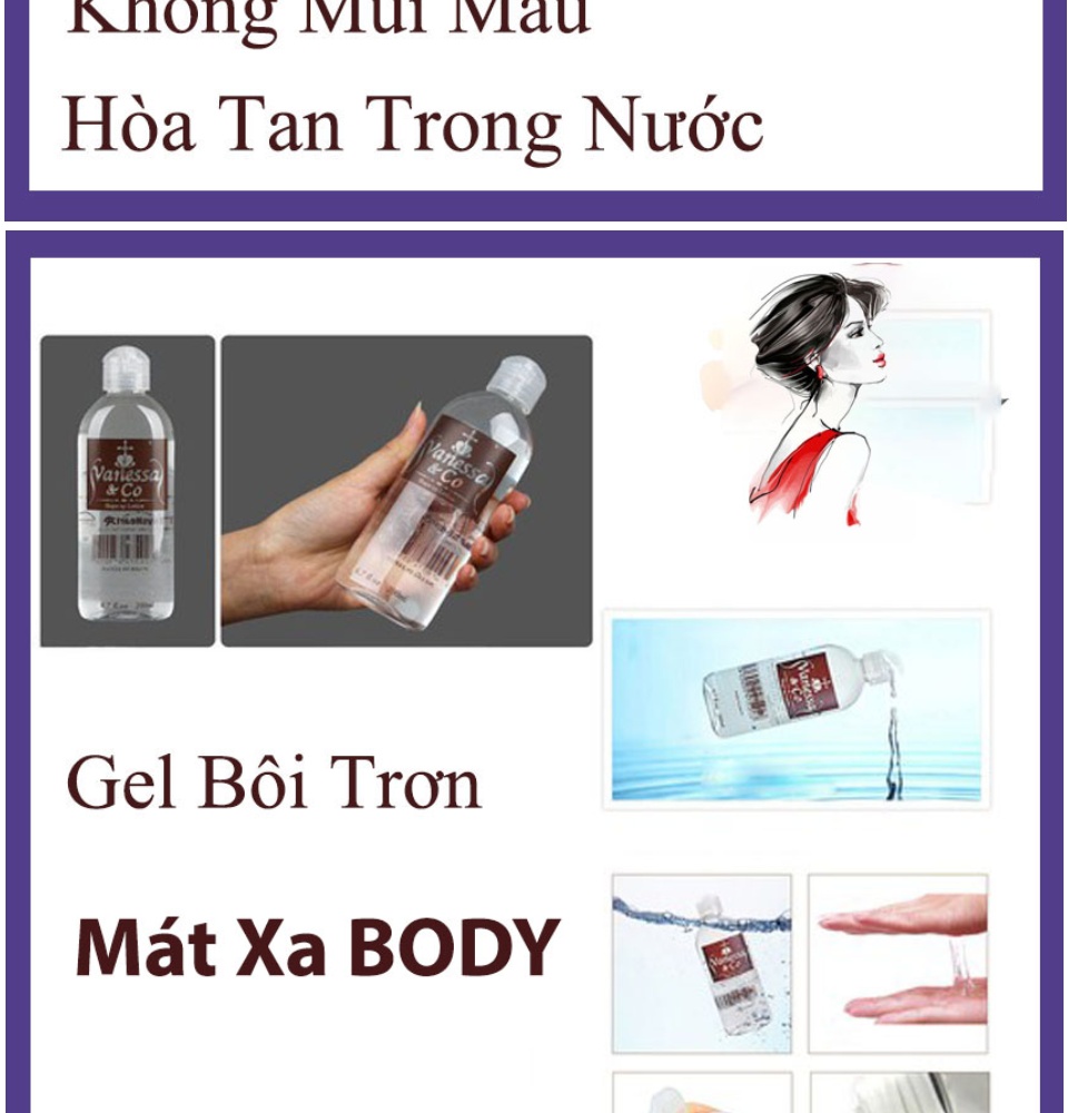 Gel Bôi Trơn Nhật Bản Vanessa Co Chai Lớn 200ml Dầu Mát Xa Toàn Thân Gel Mát Xa Body Dầu Mát Xa Yoni Open Shop