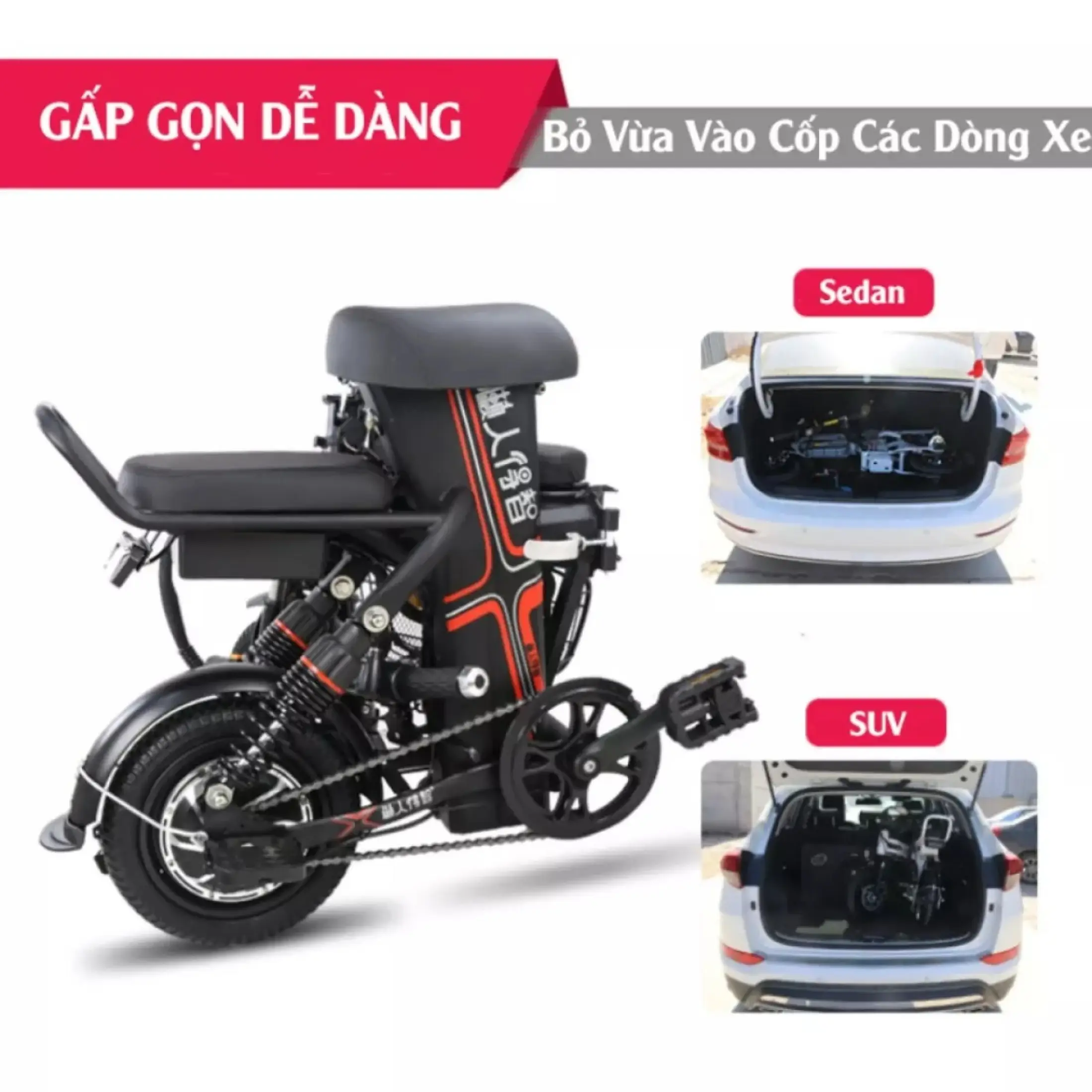 xe đạp điện gấp gọn  TẠI HCM - XE theli - xe đạp điện
