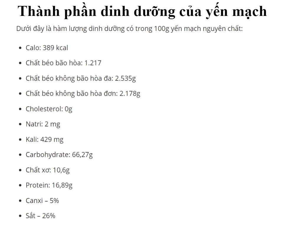 [hcm]yến mạch oats canada nguyên chất túi 1kg ( cán vỡ ) 2