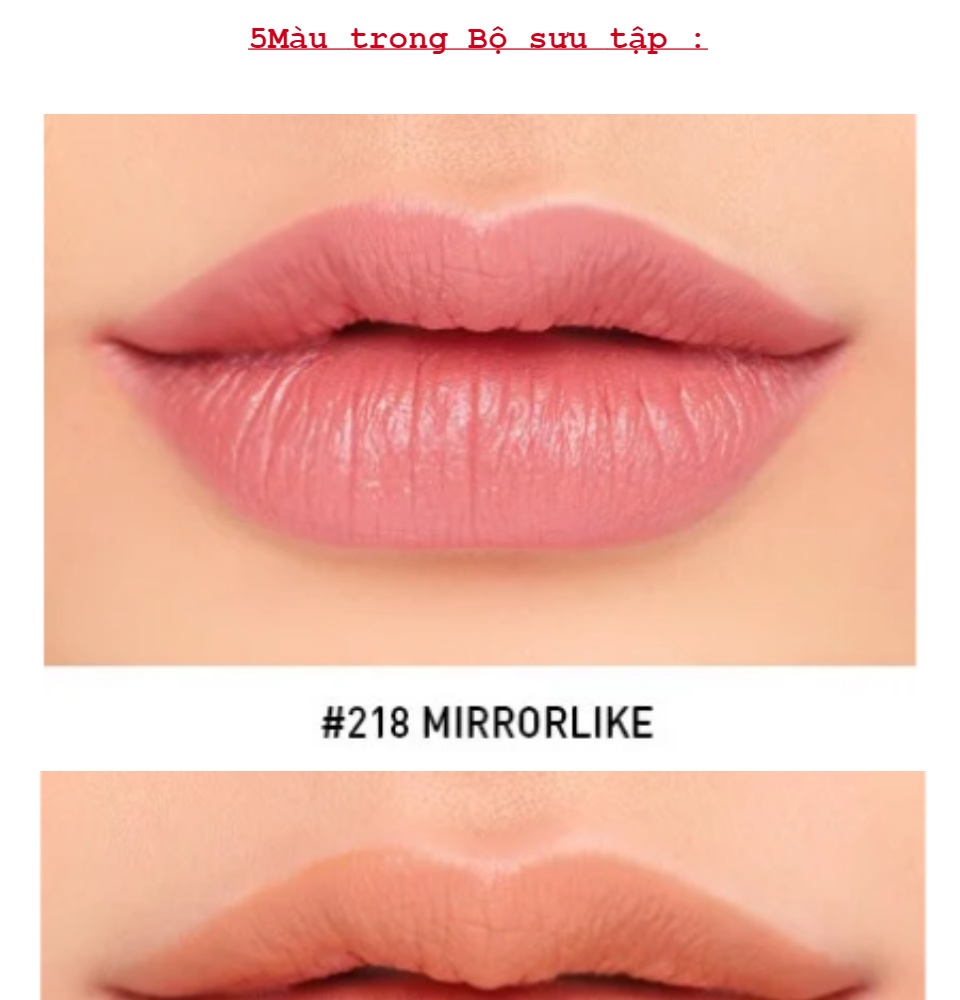 Set 5 Son môi 3Ce - Mood Recipe Lip Color Mini Kit 2 . Bộ sưu tập 5 thỏi son 3Ce Mini phiên bản mới . Hàng xách tay