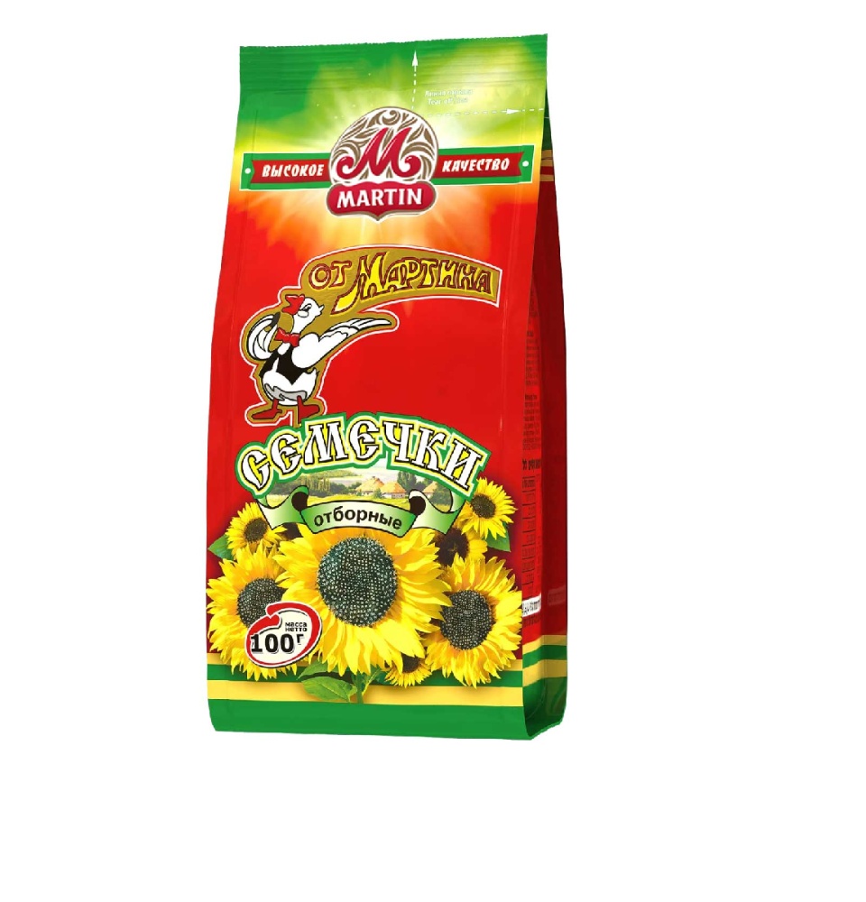 HẠT HƯỚNG DƯƠNG RANG HIỆU MARTIN 100G - Hàng Nhập Khẩu Nga (Russia)