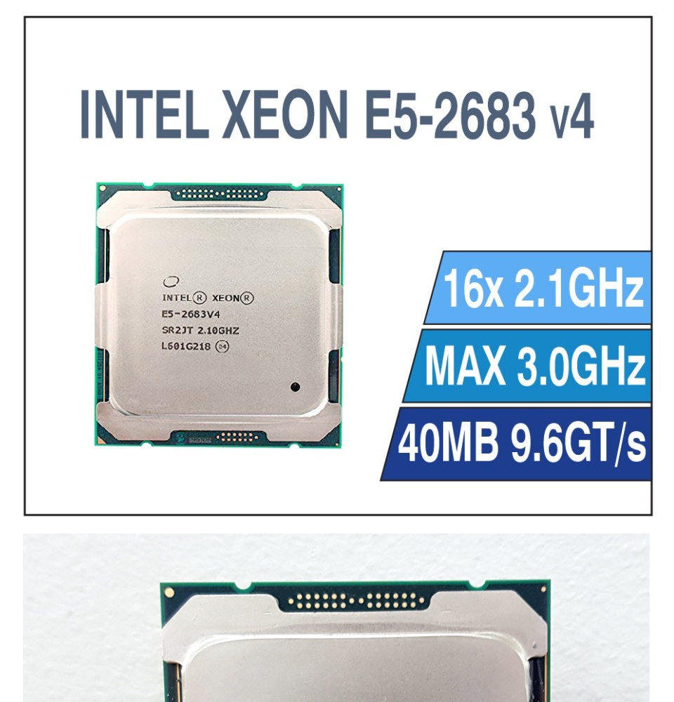 CPU INTEL XEON E5-2683 V4 (16C/32T 40M CACHE 2.1GHZ TURBO 3.0GHZ) SOCKET 2011. Bảo hành 12T