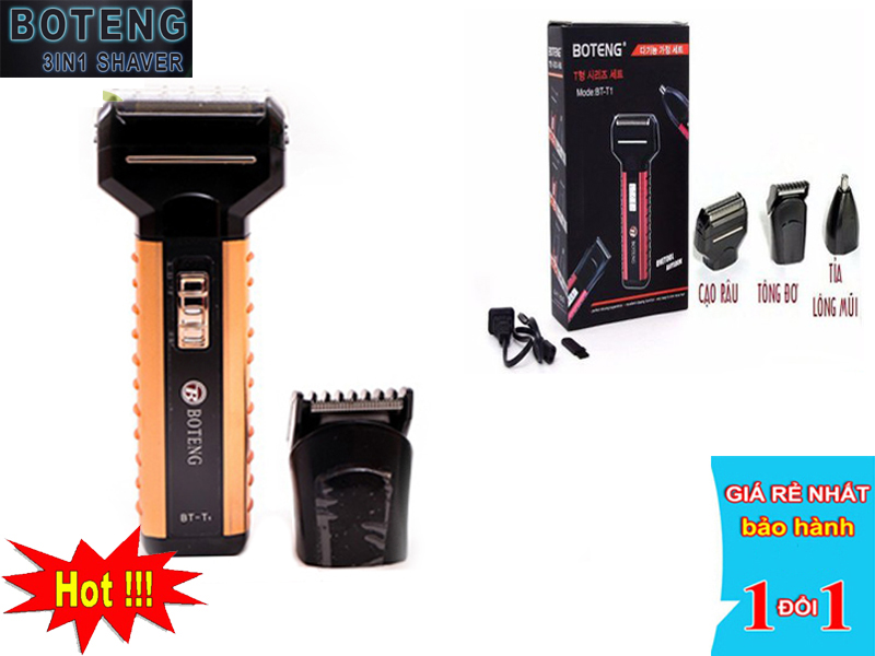 Máy Cạo Râu, sản phẩm hot với thiết kế nhỏ gọn sang trọng, sử dụng dễ dàng, tiện lợi. Khuyến mại sốc - nhanh tay mua ngay !!!