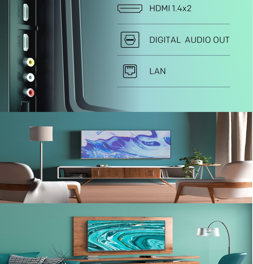 SMART TV FHD Coocaa 43 inch-Android 11 TV-Wifi-viền mỏng-Model 43S7G 2 years warranty Tặng 24 tháng Clip TV