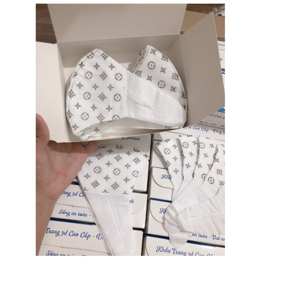 Hộp khẩu trang 3D MASK họa tiết Louis Vuitton - CHANEL