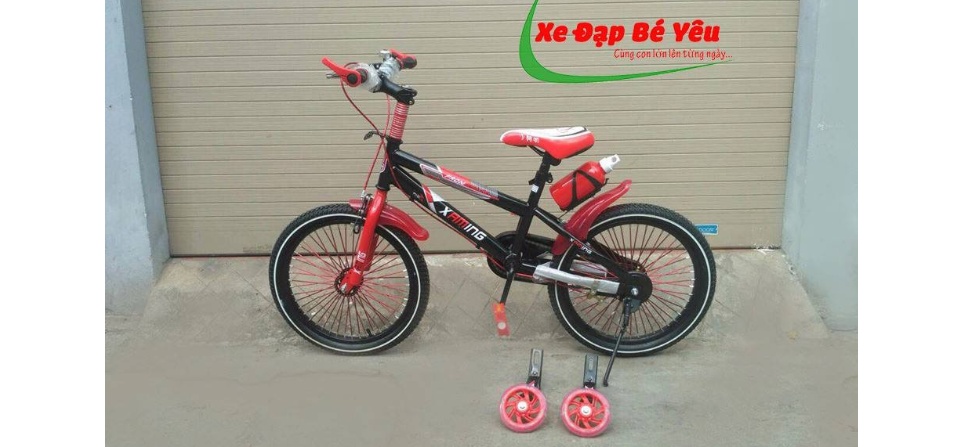 Xe đạp trẻ em XAMING size 16 Đỏ dáng thể thao năng động