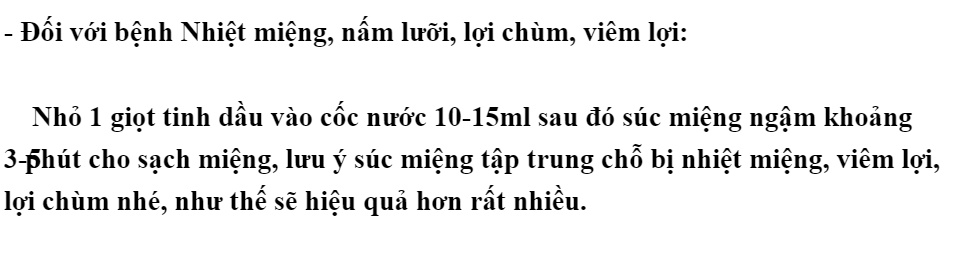 Tinh Dầu Răng Miệng Dạ Thảo Liên 20ml,Hết Sâu Răng ,Hết  Nhiệt Miệng ,Hết Chảy Máy Chân Răng