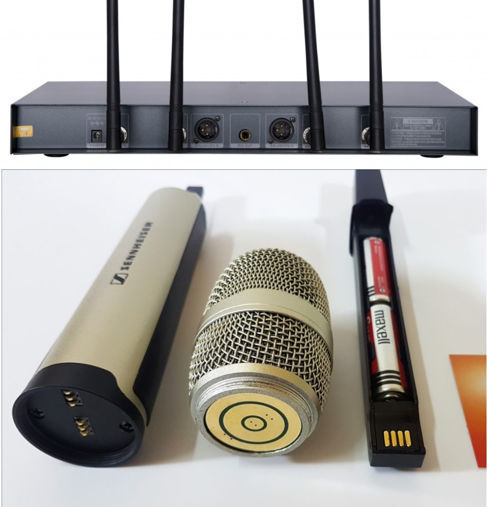 Bộ Micro Karaoke không dây SENNHEISER SKM 900 4 Râuchống va đập xử lý tiếng