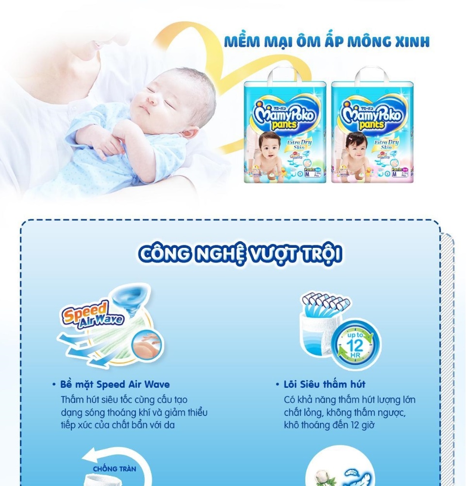 Tã/bỉm quần Mamypoko XXL- 38 miếng dành cho bé gái Tã/bỉm quần Mamypoko XXL- 38 miếng dành cho bé gái