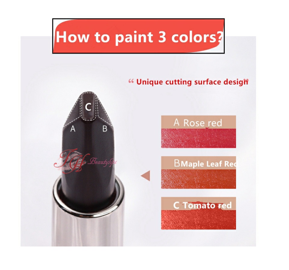 SON MÔI NỮ HOÀNG 3IN1 - 1 SON 3 MÀU