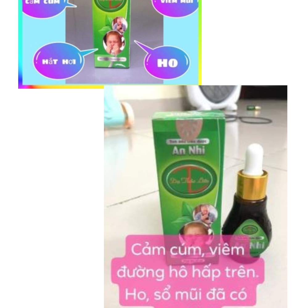 Tinh dầu an nhi ,viêm đường hô hấp, làm ấm, hết ho, hết c.ảm nắng, c.ảm gió, hết sổ mũi..DTL (20ml) .tặng 1 con lăn mattxa cầm tay 3D hoặc 1 tinh dầu sả chanh nguyên chất 45k