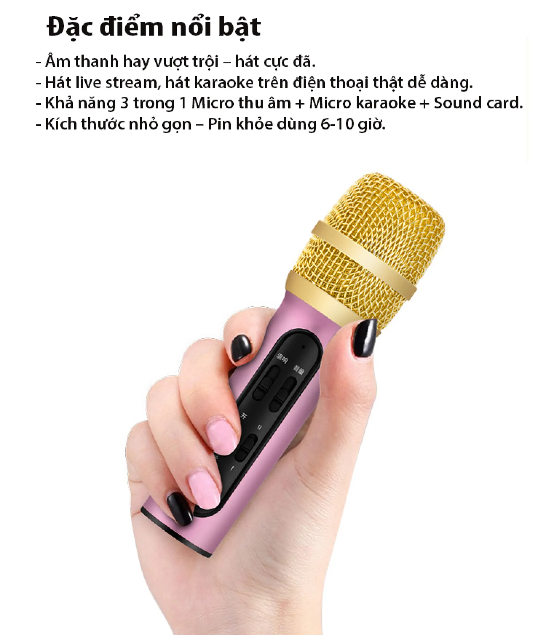 Trọn Bộ Micro Thu Âm Livestream Hát Karaoke Mic C11 Thu Âm Hát Karaoke Livestream