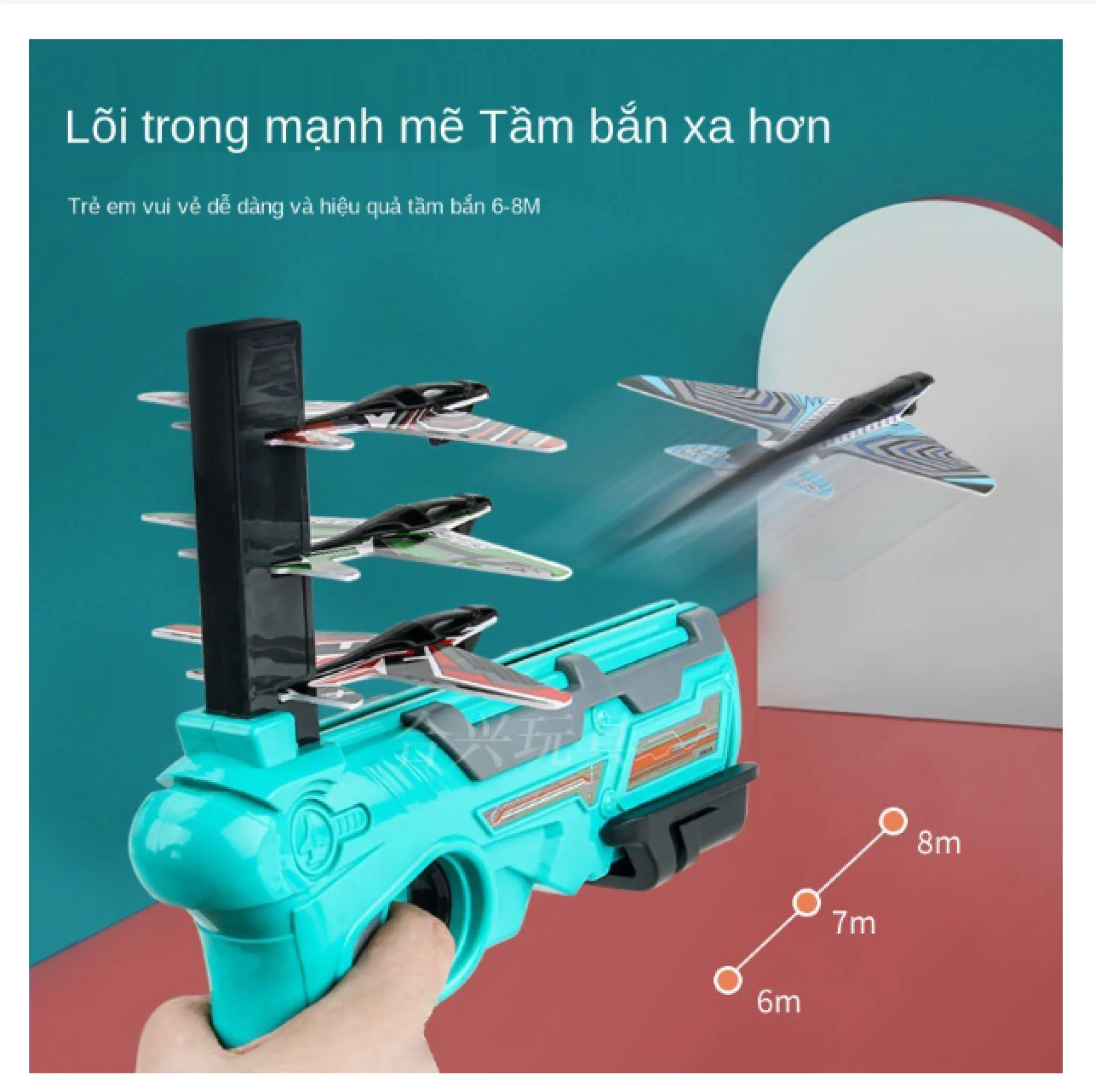 [hcm]đồ chơi bắn máy bay dành cho trẻ em đồ chơi phóng máy bay lượn mô hình trẻ em 1