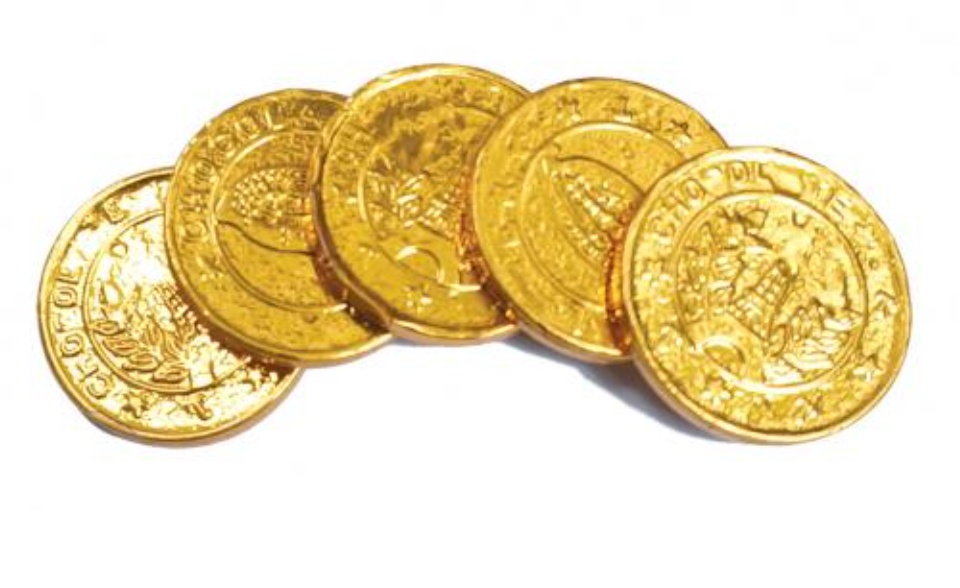 500g kẹo socola hình đồng tiền vang tròn siêu ngon