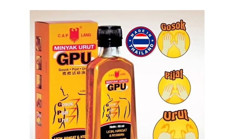 Dầu gừng xoa bóp GPU Minyak Urut Thái Lan - sản phẩm chất lượng