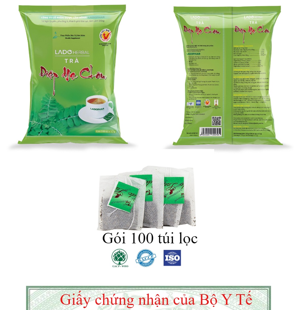trà diệp hạ châu tăng cường chức năng gan gói 100 túi lọc - trà maximas 3